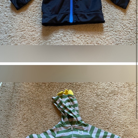 Carters newborn 3 months winter summer long and short sleeve onesies zip up  lot - Picture 5 of 5